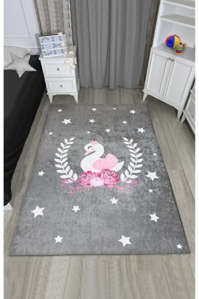 Bebişim Halı Kuğulu Çocuk Odası Halısı