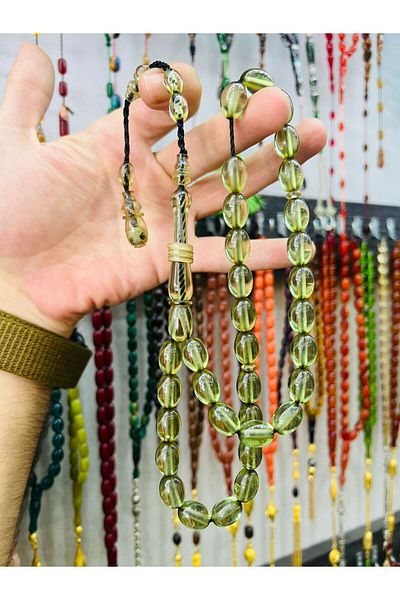 GABOR Giant Size Fire Amber - Rosary
