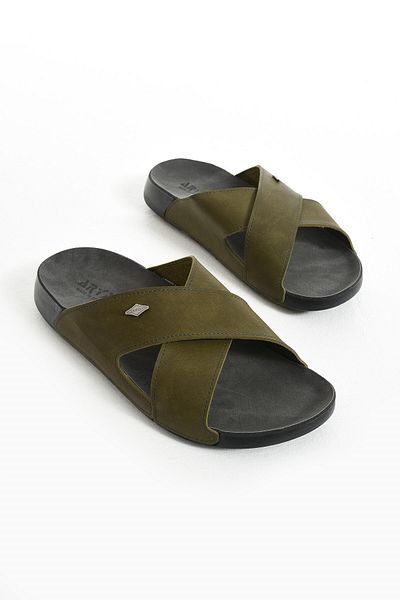 AlbiShoes Ανδρικές ανατομικές παντόφλες καθημερινής περιπάτου - ελαφριά, εύκαμπτη και μαλακή άνετη σόλα