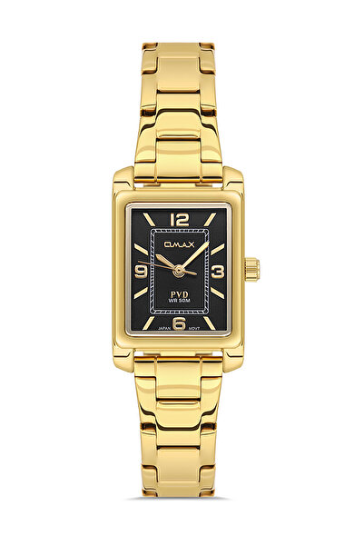 Omax ساعة يد نسائية | تناظرية | سوار من الفولاذ المقاوم للصدأ | تصميم أنيق