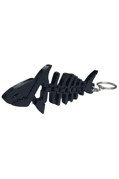 Tesseract Keychain Moving Shark