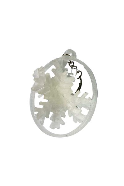 Tesseract Snowflake - Keychain Model