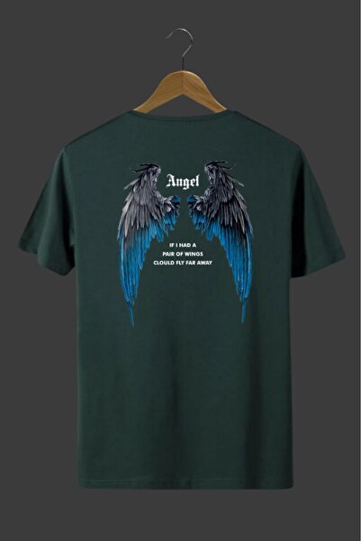 oneagılyazı Μπλουζάκι με μοτίβο φτερού αγγέλου