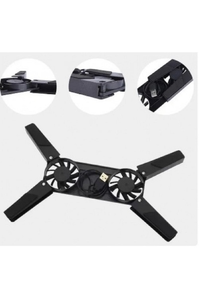 Bundeba Usb Laptop Soğutucu Katlanabilir 2 Fanlı