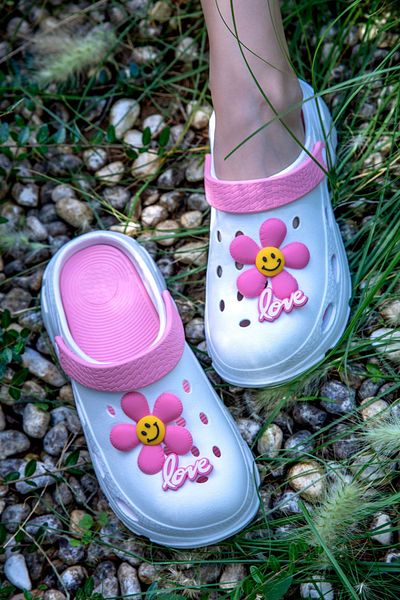 SOHO 19345 Model White-Pink Women's Slippers