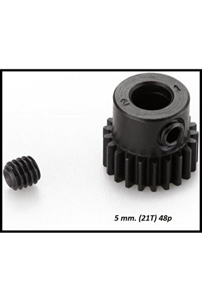 Hobbywing 30820201 21t 5mm 48pitch, Çelik Pinyon Dişlisi