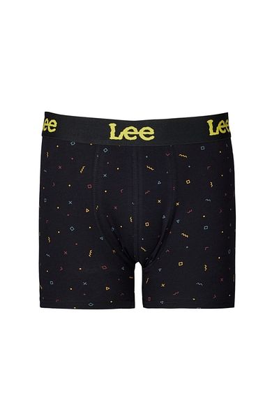 Lee Schwarze Einzel-Boxershorts mit normaler Passform und normaler Passform
