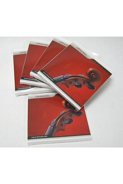 CREMONIA S134V Violin String Set, E(Mi)-A(La)-D(Re)-G(Sol) 4/4 Violin String Set, Medium Tension