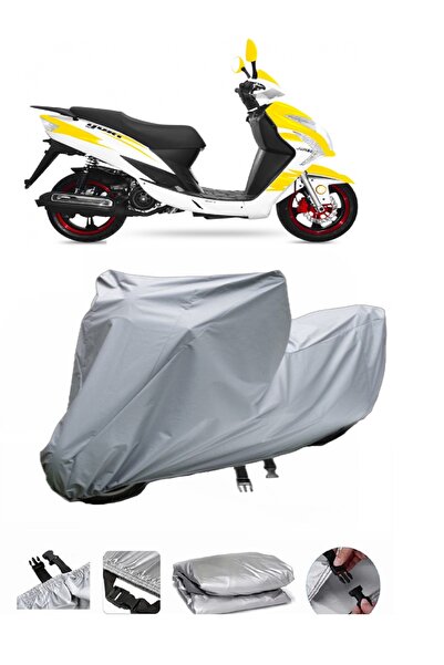BODYGARD YB 100 Jumbo دراجة نارية سميكة للغاية - مشمع متوافق مع الحقيبة الخلفية