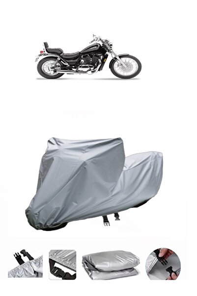 BODYGARD سوزوكي VL 600 دخيل - دراجة نارية سميكة للغاية مع حقيبة خلفية