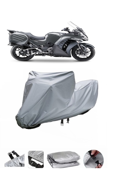 BODYGARD Kawasaki GTR 1400 - مشمع دراجة نارية سميك للغاية وحقيبة خلفية