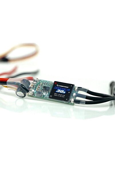 Hobbywing 30202307 Flyfun Mini Serisi, 30 Amper, 2-4s Lipo, 23 Gram, Fırçasız Uçak Motoru Için Elekt