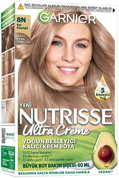 Store Nutrisse Yoğun Besleyici Kalıcı Krem Saç Boyası 8N Bal Köpüğü Yeni Mode...