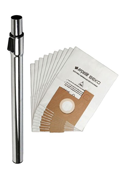 Marketto Altus Al 640s - 10 قطع من أنابيب التنظيف وأكياس الغبار الورقية