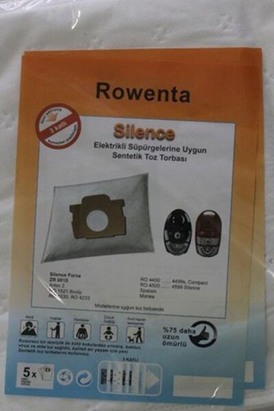 optream Rowenta Silence Force Zr 0015 - 30 Compatible Vacuum Cleaner Cloth Dust Bag