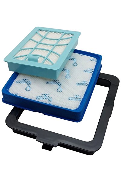 Chisty Philips FC 9751/07 - Σετ 3 τεμαχίων ηλεκτρικής σκούπας Hepa και πλαισίου φίλτρου σφουγγαριού