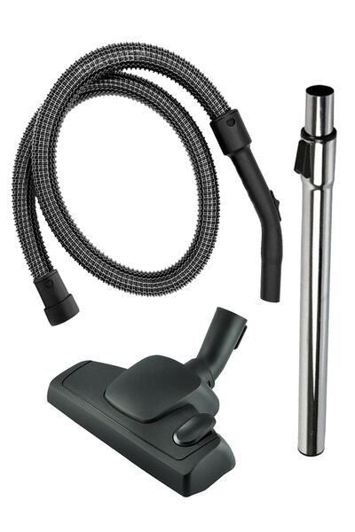 optream Fantom Promini 80 P - مكنسة كهربائية بخرطوم سلك فولاذي متوافق، مجموعة...