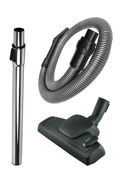 optream Fakir Emotion 2400 - 3-piece Telescopic Vacuum Cleaner Hose and Pipe Head Set