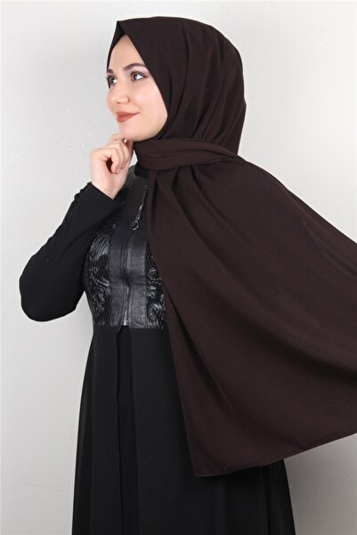 Eşarppark Medine Ipeği Şal Lux 1363-29 Acı Kahve