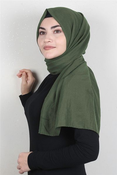 PİRAMİT Cotton Shawl 1482-6 Khaki