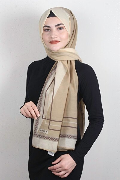 Eşarppark Cotton & Silk Şal 3631-9 Bal Köpüğü