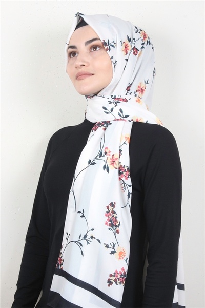 Eşarppark Violet Şal 2732-12 Siyah-beyaz