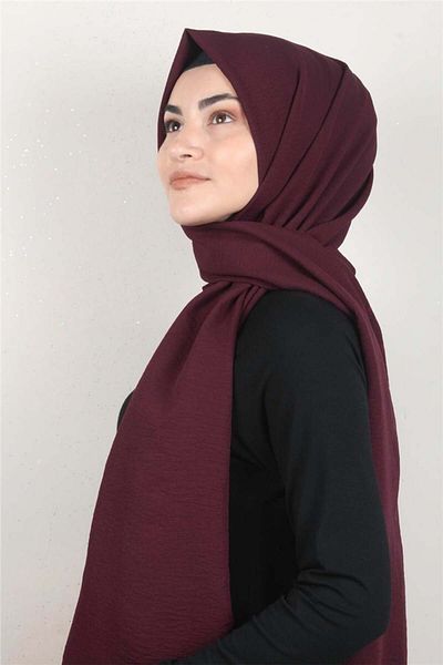 PİRAMİT Alessa Claret Red Cotton Shawl - 2740-24 Model
