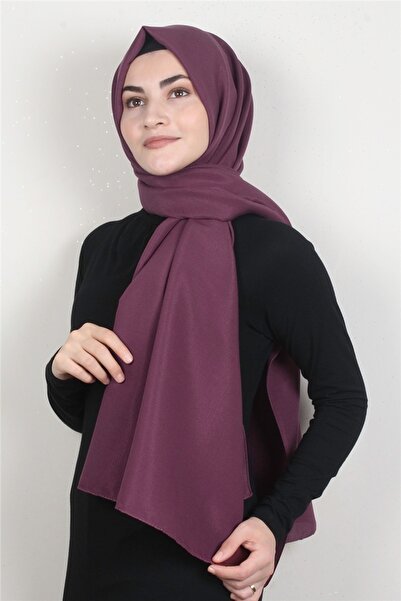 PİRAMİT Simli Medine Şal 1365-13 Mürdüm