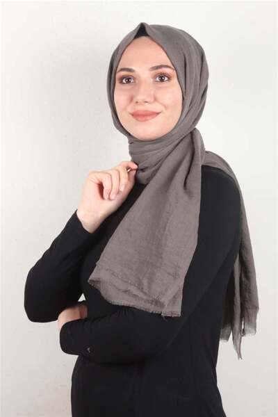 Eşarppark Comfort Pamuk Şal 2722-69 Küllü Kahve