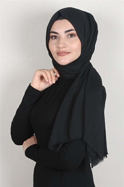 Eşarppark Comfort Pamuk Şal 2722-11 Siyah