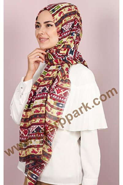 Eşarppark Etnik Fileli Şal 1225-43