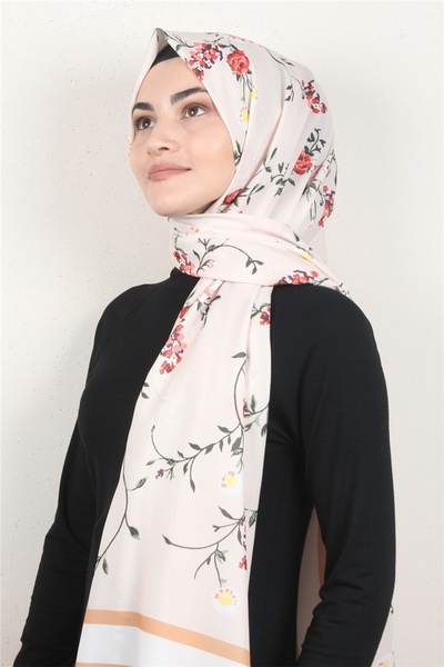 Eşarppark Violet Şal 2732-11 Kemik-bal Köpüğü