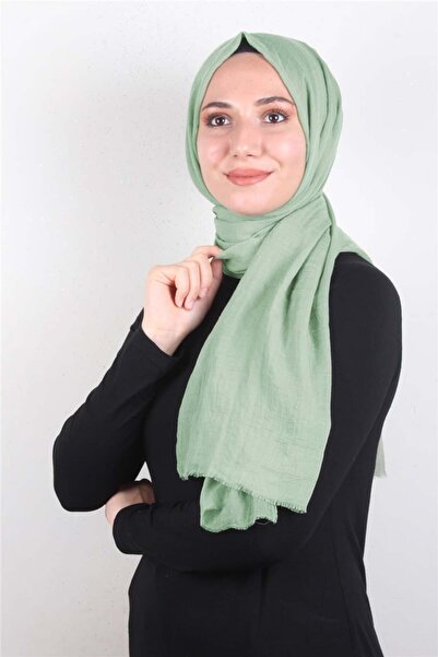 Eşarppark Comfort Pamuk Şal 2722-62 Çağla Yeşili