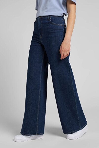 Lee Drew Fit Çok Yüksek Bel Geniş Paça Esnek Jean Kot Pantolon