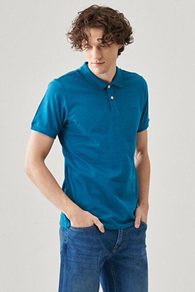 Lee Regular Fit Normal Kesim Polo Yaka %100 Pamuk Tişört