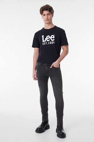Riders by Lee Skinny Fit Slim Fit Κανονική μέση Ανθρακί ελαστικό Τζιν Τζιν Μέμφις