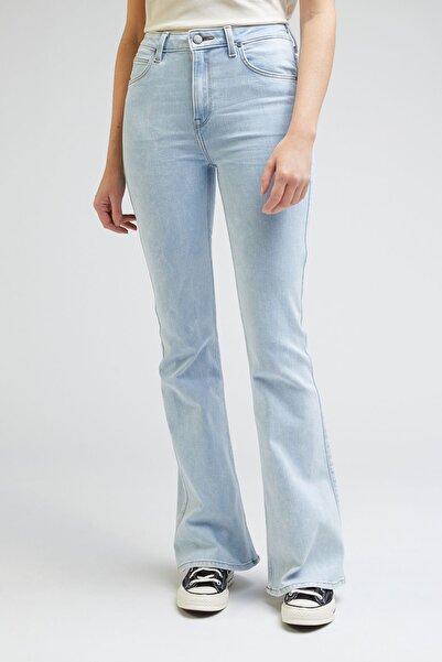 Lee Breese Flare Fit Normal Bel Bol Paça Esnek Jean Kot Pantolon