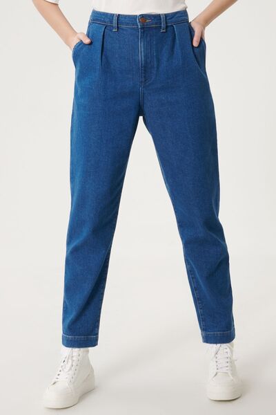 WRANGLER Mom Denim Esnek Jean Kot Pantolon