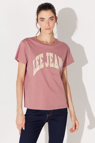 Lee Tricou lat, 100% bumbac, cu decolteu rotund, cu croiala relaxata