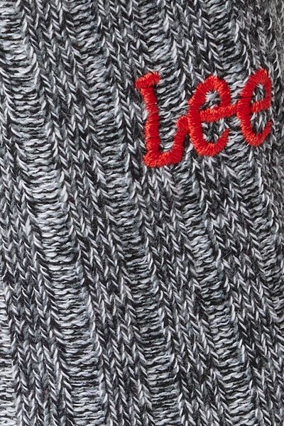 Lee Yüksek Kesim Siyah Çorap