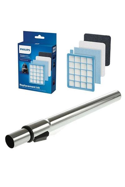Marketto Philips Powerpro Active Fc 9532 - Compatible Telescopic Pipe and Hepa Filter Vacuum Cleaner