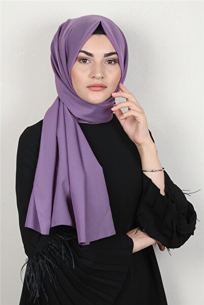 PİRAMİT Şifon Şal Düz Renk 1293-70 Leylak