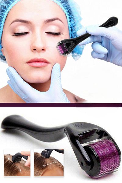 ANI OFİS KIRTASİYE Dermaroller Needle - Face and Body Renewal Massage Tool, Hair Removal Comb, Titanium Tip, 1mm Needle