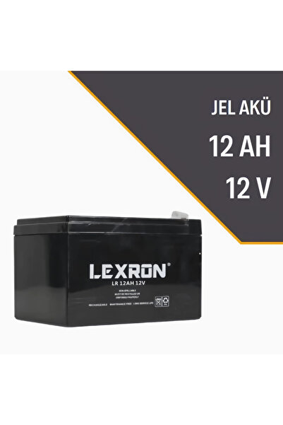 Lexron 12A - 12V  Kuru Tip Akü (AGM Akü)