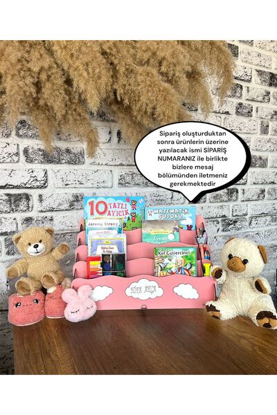 Genel Markalar Axel montessori Kalemlikli Kitaplık , organizer Masa Düzenleyi...