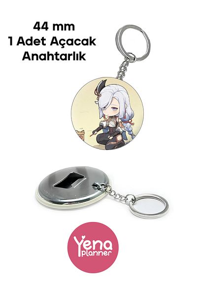 Yenaplanner Στολίδι τσάντας Genshin Impact με ανοιχτήρι