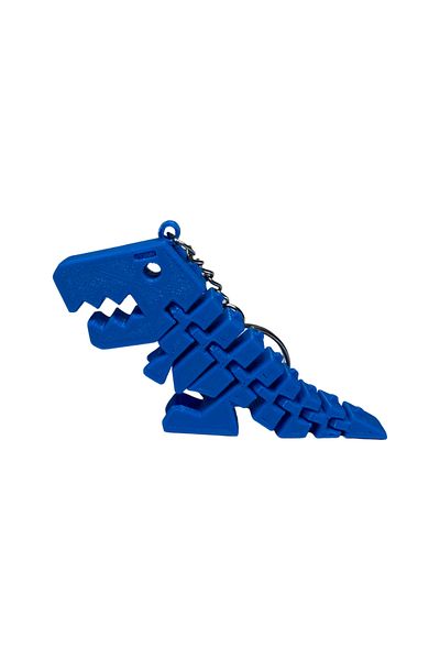 Tesseract Blue Movable TREX Keychain