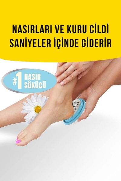 Sevram Collection 2 ADET Topuk Nasır Temizleme Bakımı Ayak Bakım Törpüsü Ped ...