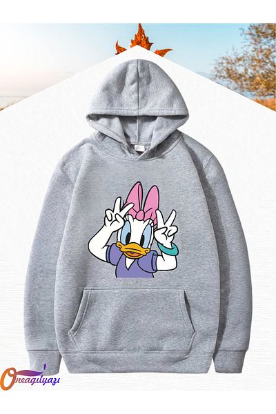 oneagılyazı Children's Sweatshirt Hoodie - Duck Model