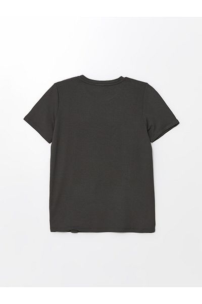 LC Waikiki LCW Women's T-Shirt - Crew Neck, Printed, Short Sleeve